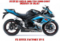 Preview: EV-X Blau für Suzuki GSX-R 600/750 2006-2007